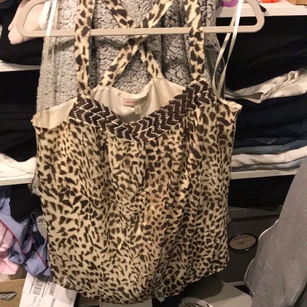 Animal print camisole